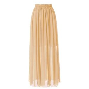 Yellow Maxi Skirt